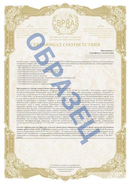 Образец Приложение к СТО 01.064.00220722.2-2020 Павлово Сертификат СТО 01.064.00220722.2-2020 